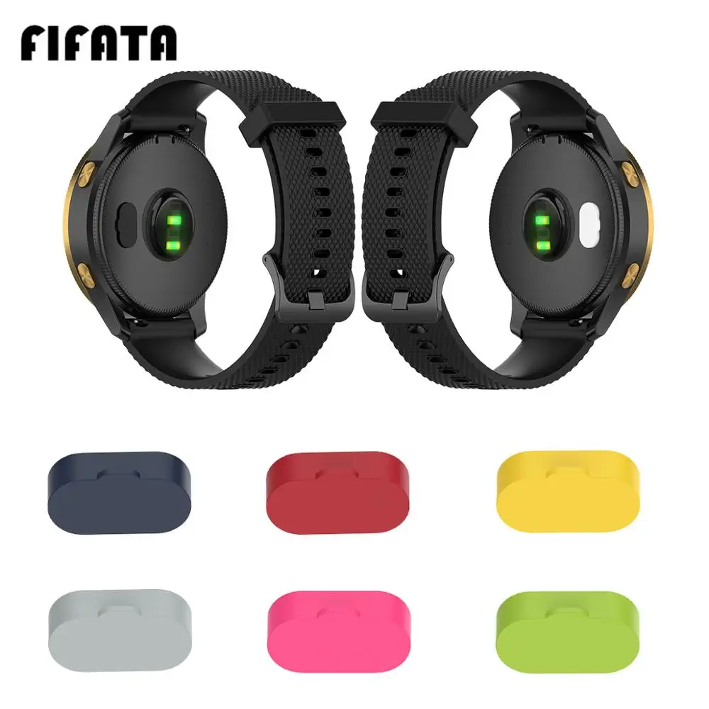 

FIFATA Silicone Wristband Port Protector Anti Dust Plugs For Garmin Fenix 6/6S/6X/5/5S/5X/Vivoactive 3/4 Smart Watch Accessories