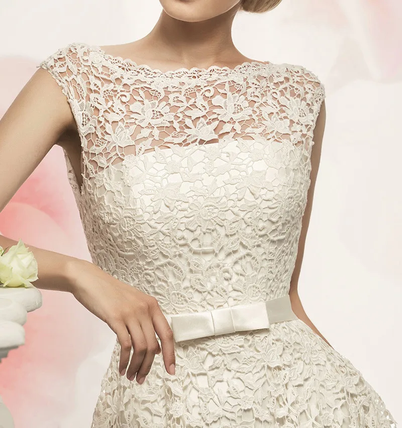 Vestido De Novia на заказ белые/цвета слоновой кости с кружевным поясом Свадебные платья Русалка свадебное платье