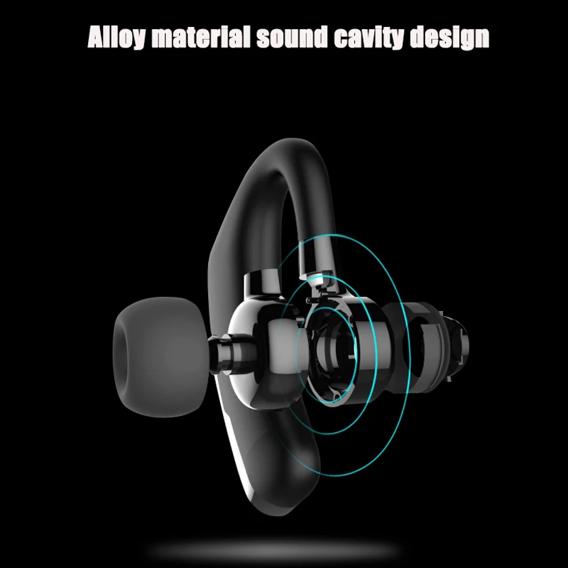 Handsfree Business V9 Bluetooth Headphone With Mic Bluetooth Headset For Drive Noise Cancelling Voice Control Wireless Earphone