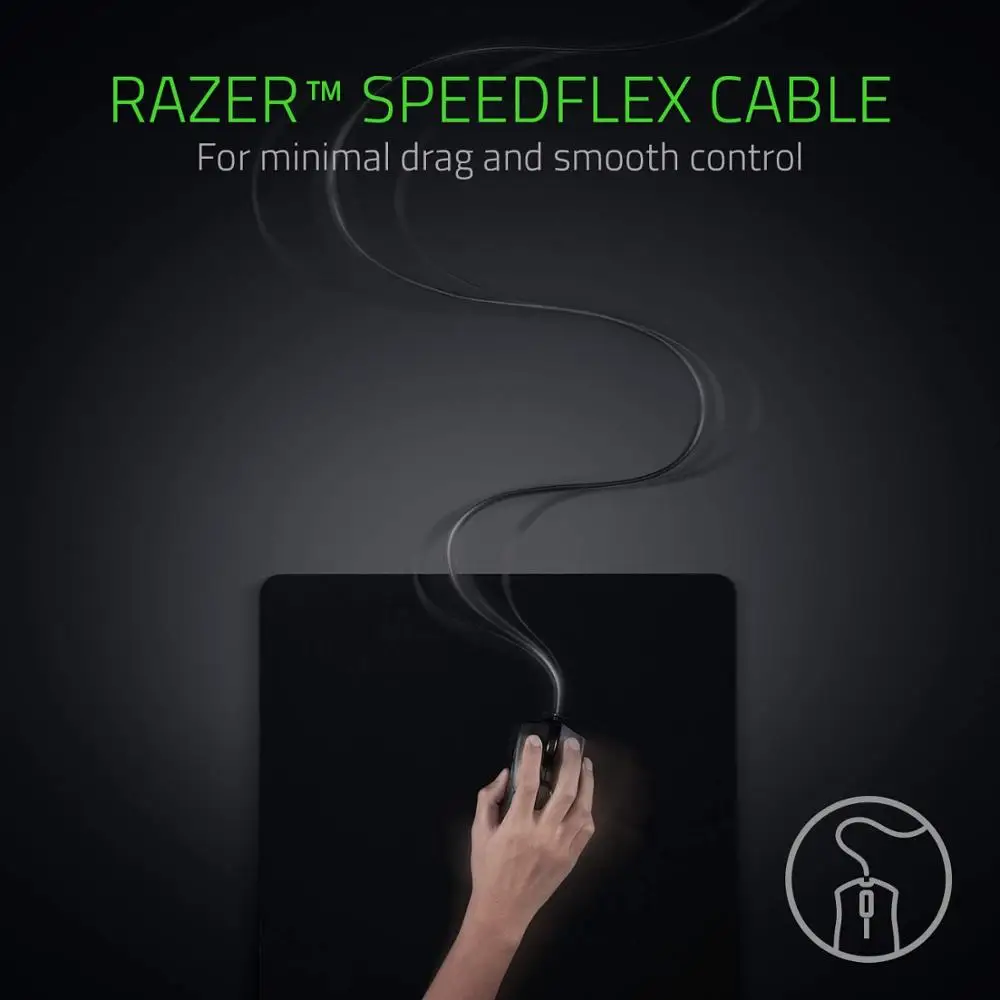 Dpi para pc Razer Viper Wired Gaming Mouse 16000 Dpi Rgb Computador Ratos Paw3390 Sensor Óptico 60g Leve Cabo Velocidadeflex - Imagem 3