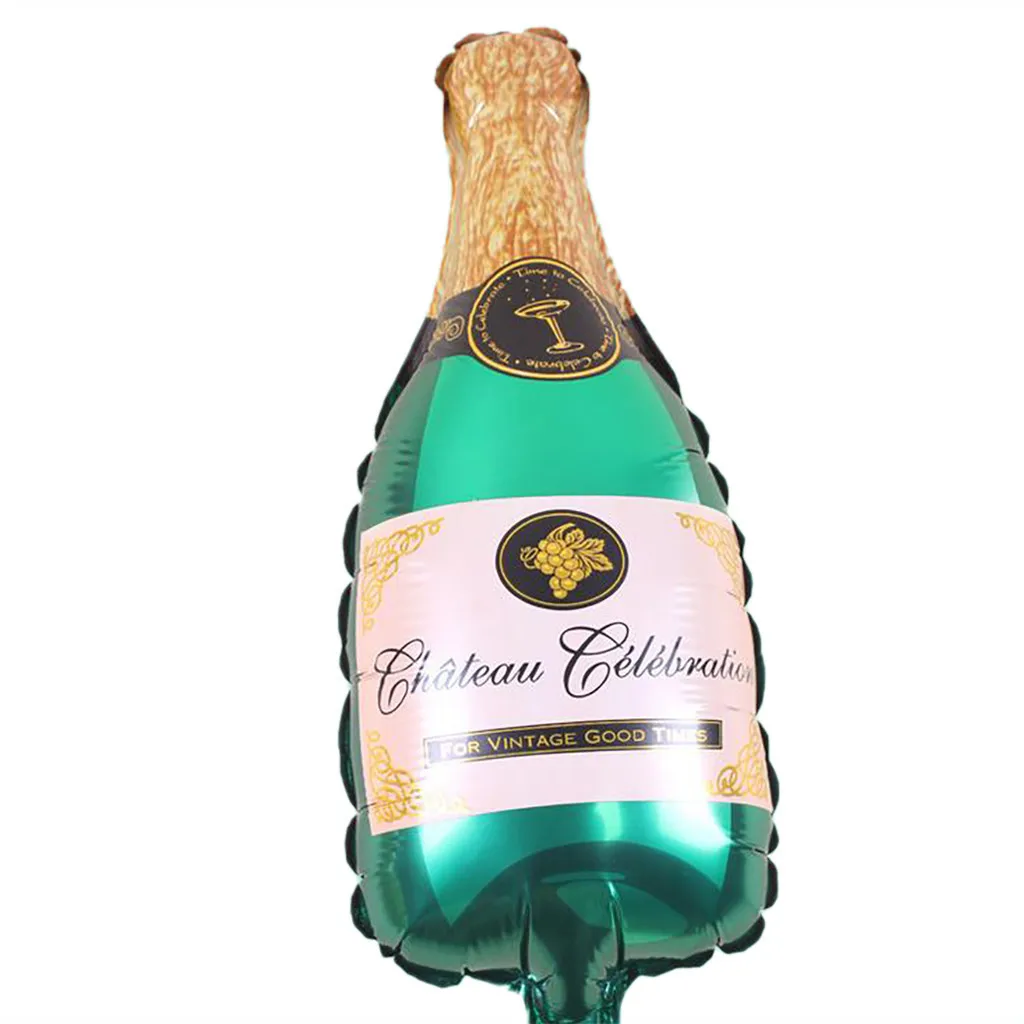 Творческий большой размер шампанского чашки бутылки вина стекло дизайн майларовые фольгированные шары стильный свадебный день Рождения Декор принадлежности YL5