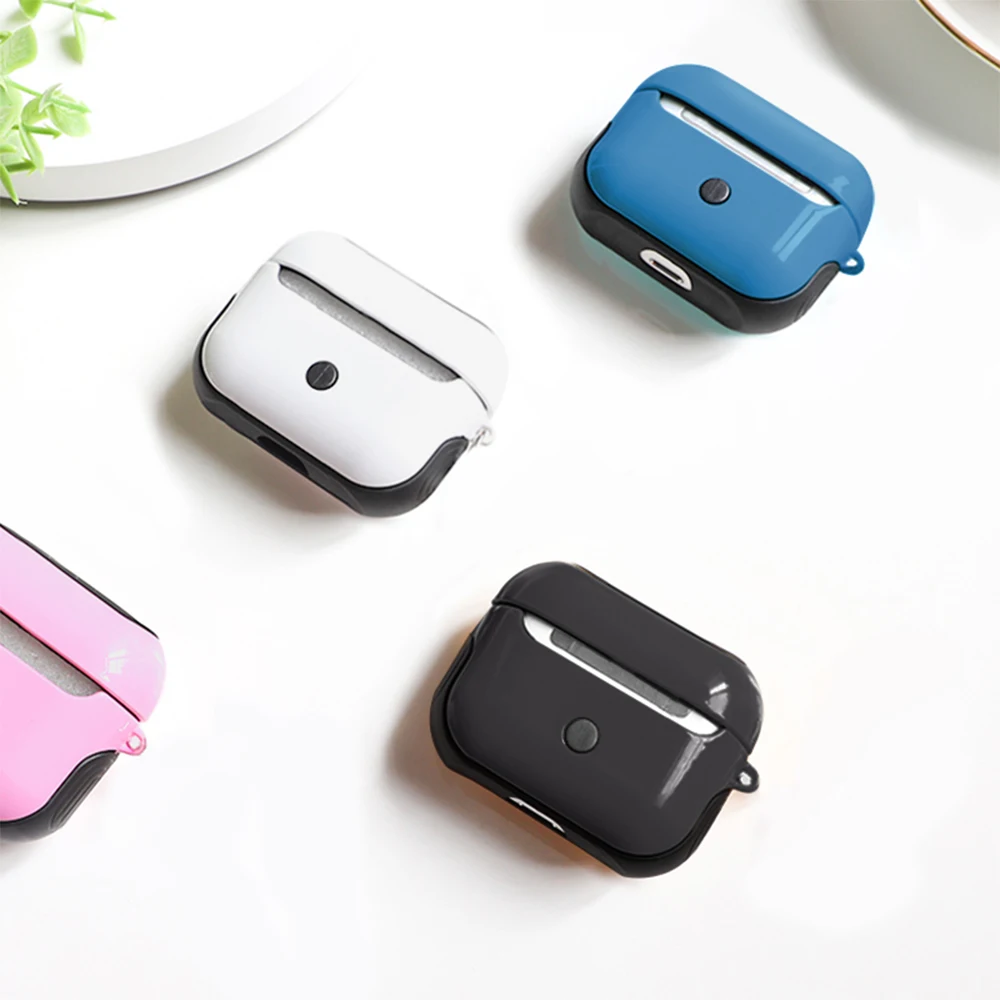 Keajor чехол для Airpods Pro Чехол для наушников беспроводной защитный жесткий чехол для Air Pods Pro Чехол Силиконовый+ PC Bluetooth наушники