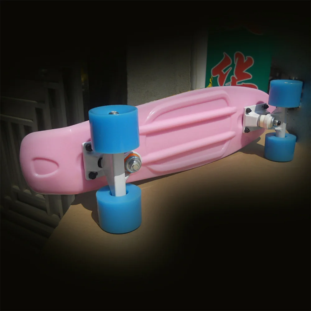 22-skateboard-penny-board-mini-cruiser-board-22-retro-skate-board-complete-with-led-light-up-wheels