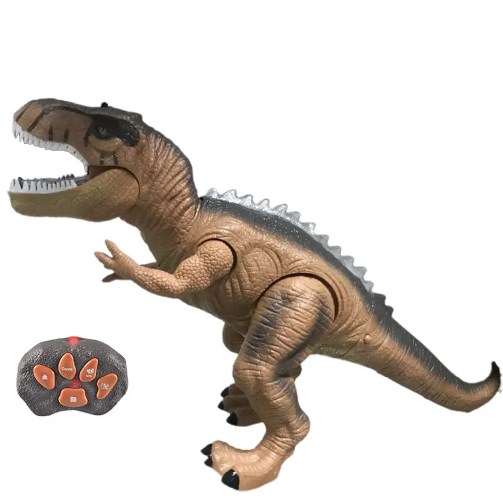 Modelo de Animal inteligente para niños, juguete de dinosaurio que camina con Control remoto infrarrojo, juguete eléctrico RC para niños, regalos