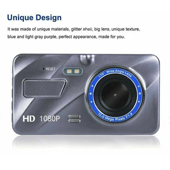 

4 Dual Lens HD Car DVR Rearview Mirror Driving Recorder Night Vision Camera