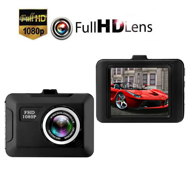 

HD 2.2'' 1080P Car DVR Video Recorder Camera Dash Cam Night Vision G Sensor Lot Car Surveillance Camera