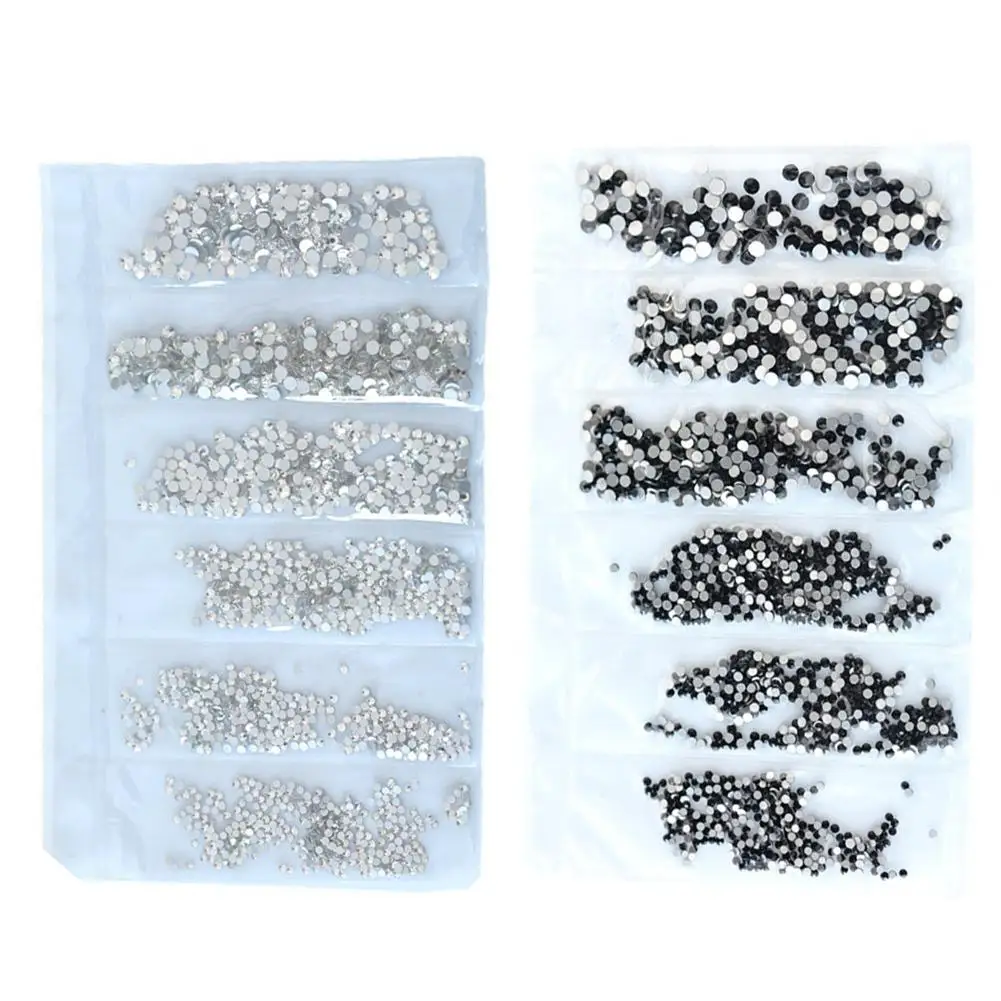 

1600Pcs DIY Nail Art Flat Rhinestones Phone Case Decals Manicure Decoration Nail Accessories
