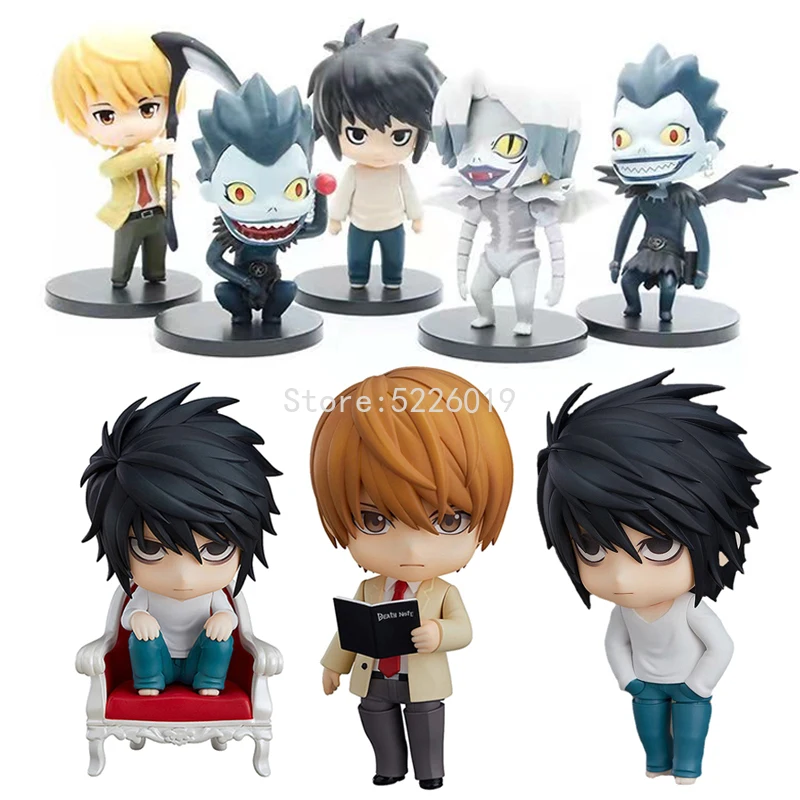 Фигурка аниме тетрадь смерти 5 шт./компл. фигурка Lawliet 1200 # L 1160 Ягами светильник