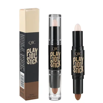 QIC 3D Corrector Contour Stick Makeup Bronzers Highlighters Pen Cosmetic Highlighter For Face Concealer Contouring