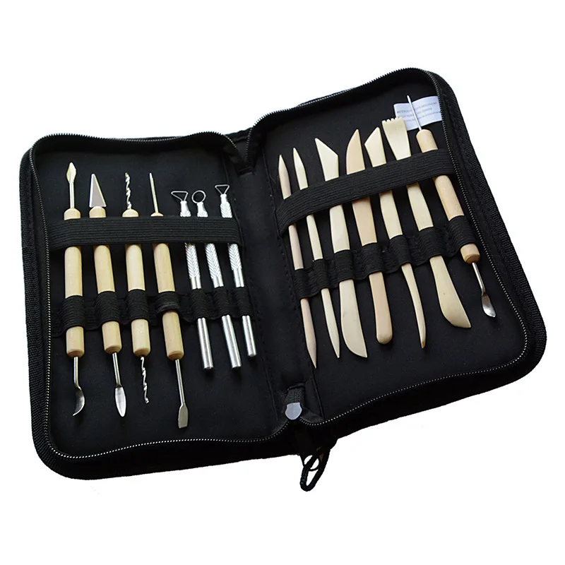 

MoFA Fimo Clay Tool 14 Set Clay Sculpture Knief Pottery Garage Kit DIY Sculpture Modeling Tool