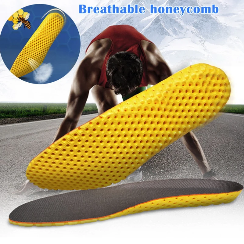 

35 Yards Casual Insole Child Comfortable Shoes Insoles Healthy Shock Absorption Damping Silica Gel Soft Sports Insole