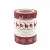 1PC Christmas Washi Tapes Snowflake Reindeer Stripes Kawaii Masking Tapes Stickers Stationery Scrapbooking School Supplies ► Photo 3/5