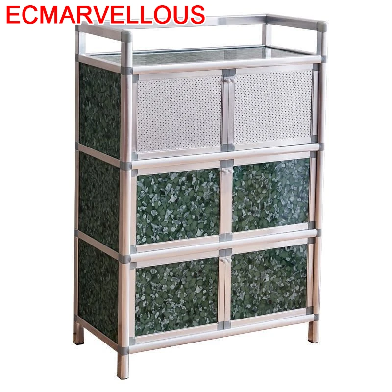 

For Room End Sidebord Reclaimed Capbords Side Tables Aluminum Alloy Cabinet Mueble Cocina Cupboard Kitchen Furniture Sideboard