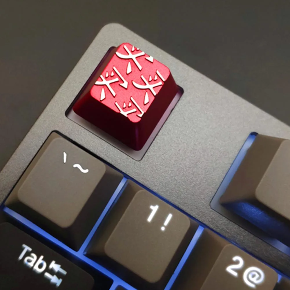 Металлическая клавиатура R4 с китайскими буквами для Cherry Mx Switch Механическая