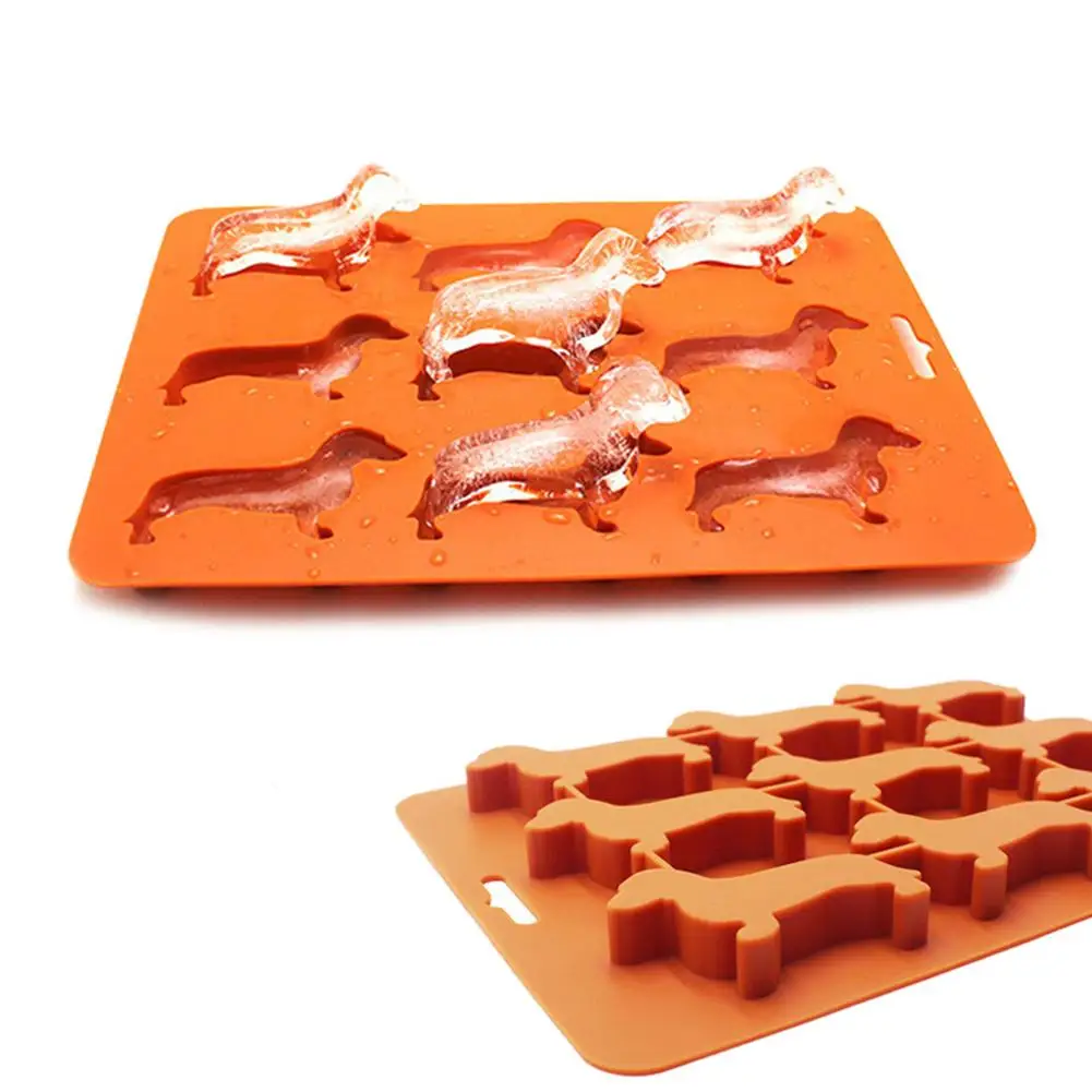 Силиконовый Лоток Для Льда щенка такса силиконовая форма для льда инструмент для приготовления мороженного кухонные принадлежности