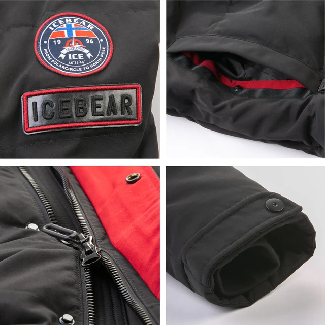 ICEbear 2019 новый мужской пуховик высокого качества Мужская теплая одежда брендовая одежда YT8117100