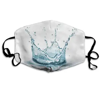 

Dustproof Washable Reusable Turquoise Color Mouth Cover Mask Protective Warm Windproof Mask
