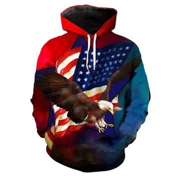 

Tessffel Animal American Eagle Flag Camo Hunting Tracksuit Pullover New Fashion Casual Unisex 3DPrint Hoodies/zipper/Jacket s-8