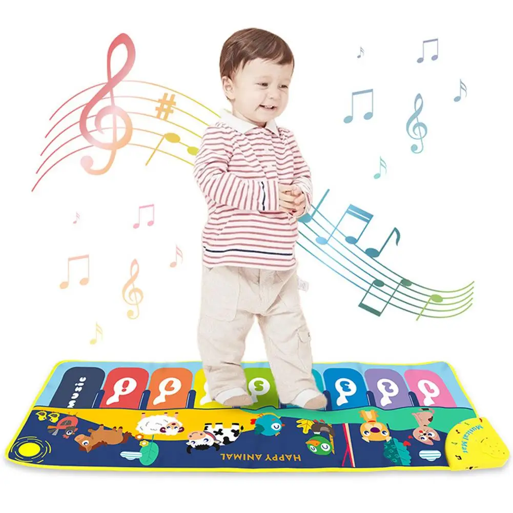 8 Types Multifunction Kids Musical Mat Musical Instruments Toy Baby