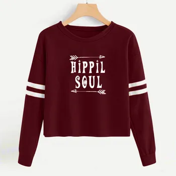 

Womens casual O-neck solid color letter pattern striped autumn winter womens long-sleeved plus velvet velvet sweatshirt tops NEW