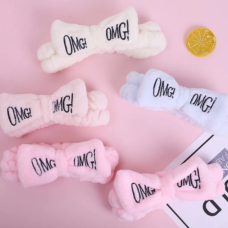 Wholesale Spa Hair Bands Fleece Makeup Headbands For Wash Face Women