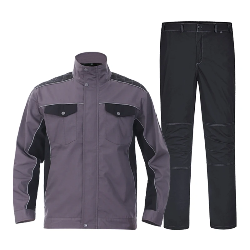 Abiti Da Lavoro Tuta Da Uomo Forte Resistente All'Usura Riparazione Auto Lavoratori Assicurazione Sul Lavoro Con Strisce Riflettenti Officina Utensili