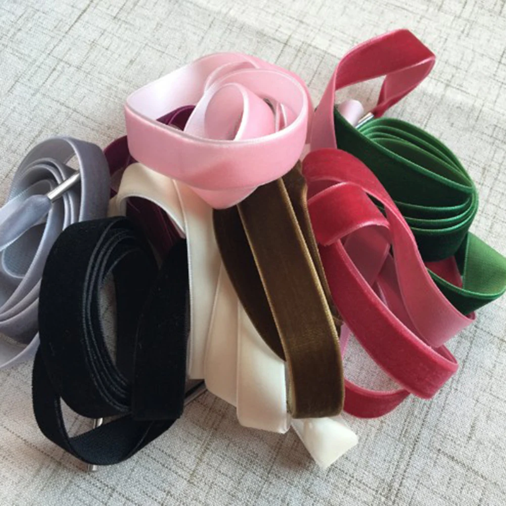 80/100/120/160CM Length Width Velvet Surface Shoelaces Women Men Black White Blue Colorful Leather Sports Casual Shoes Laces shoe laces shoelaces without ties shoe accessories
