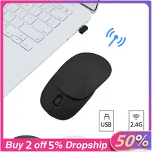 Игровая Мышь, перезаряжаемая раздвижная крышка, беспроводная Двухрежимная игровая Мышь, Мыши для ПК, ноутбука, Мышь, дропшиппинг#1