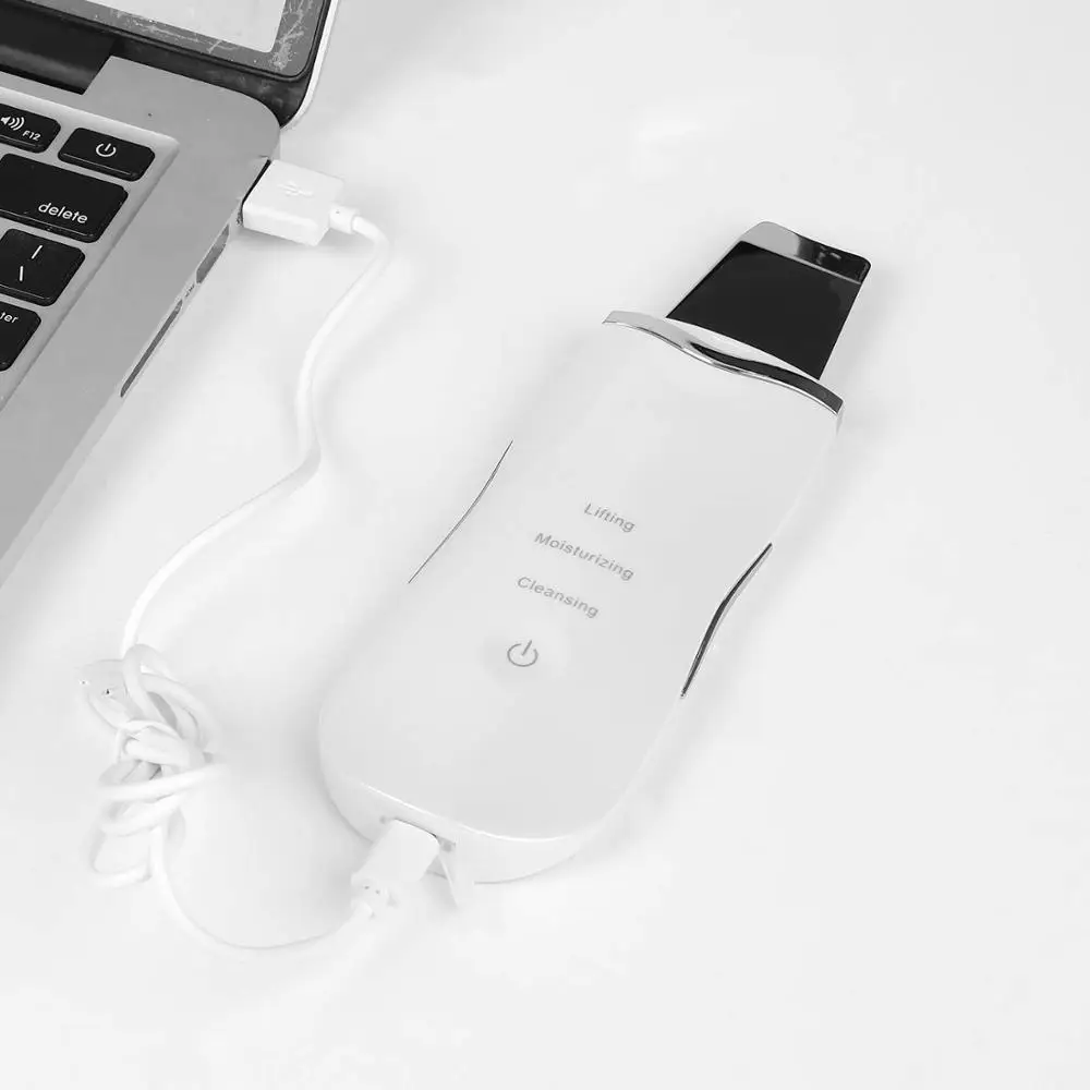 Перезаряжаемое ультразвуковое устройство для глубокой очистки лица|Скраб кожи| |