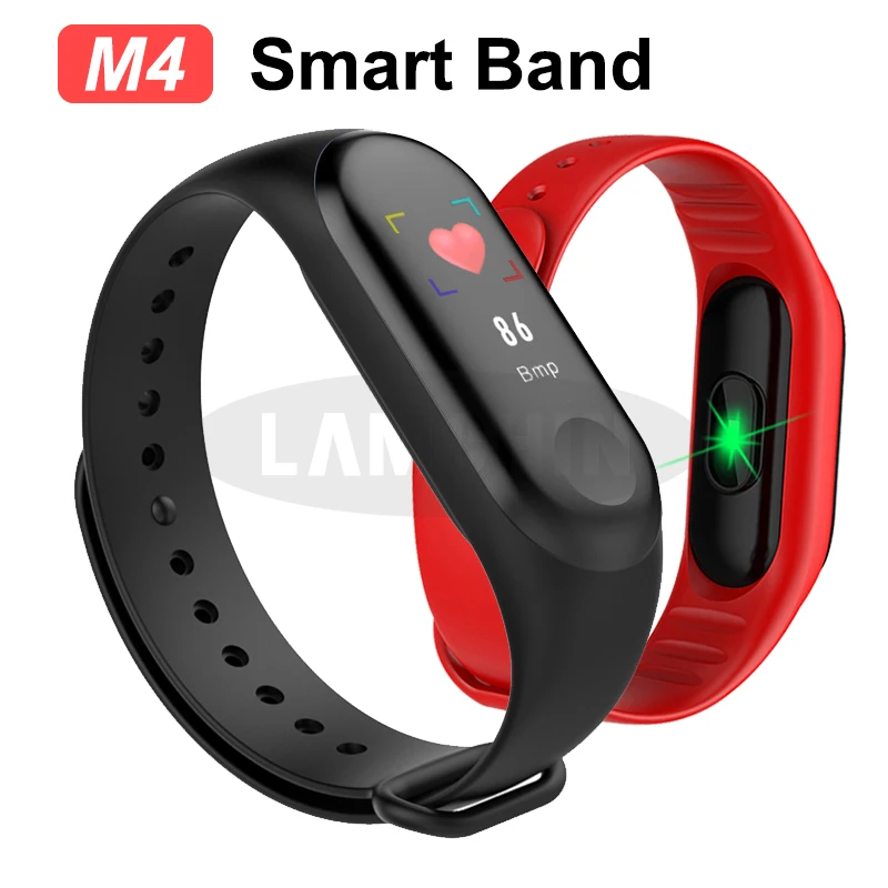

Sport Bracelet Heart Rate Blood Pressure Smart Band Monitor Health Wristband M4 Smart Band Fitness Tracker PK Mi Band 4