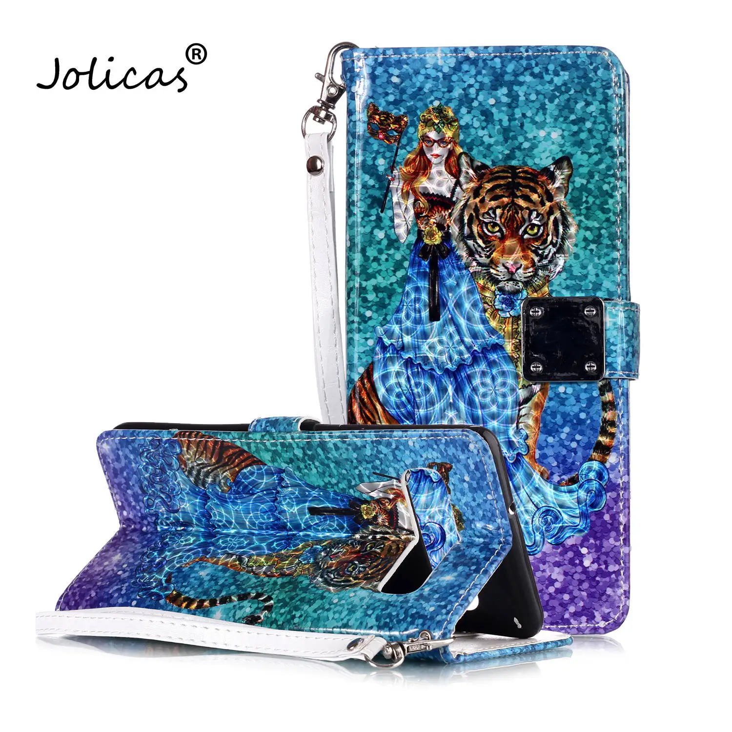 

Beauty Flip Wallet Case Bag For Samsung S8 Plus Samsung Galaxy coque S10 Lite S9 S7 Edge S8 J6+ S6 J4 M30 M20 M10 J330 J530
