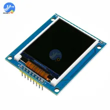 1,8 pulgadas TFT MÓDULO DE PANTALLA LCD SPI serie comunicarse Puerto ST7735 conductor 128*160 pantalla LCD módulo 3,2 V/5V para Arduino DIY Kit