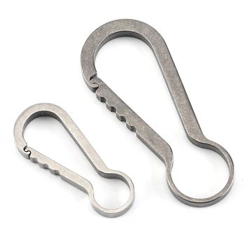 

2019 New 1PC Titanium alloy Fast Hang Tools Key Holder Sport Outdoor Carabiner Keychain Titanium Alloy Key Ring Travel Kits