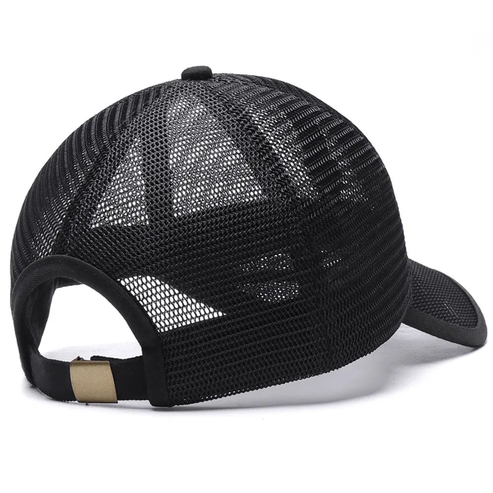 Drop Shipping Summer Full Mesh Big Size Baseball Cap Adult Oversize Sport Sun Hat Men Women Large Trucker Caps 56-60CM 60-65CM 4