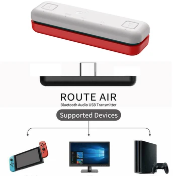 

For Nintendo Switch Lite PS4 Xbox Wireless Bluetooth Adapter USB Type-C Dongle APTX LL Supported Low Latency Audio Transmitter