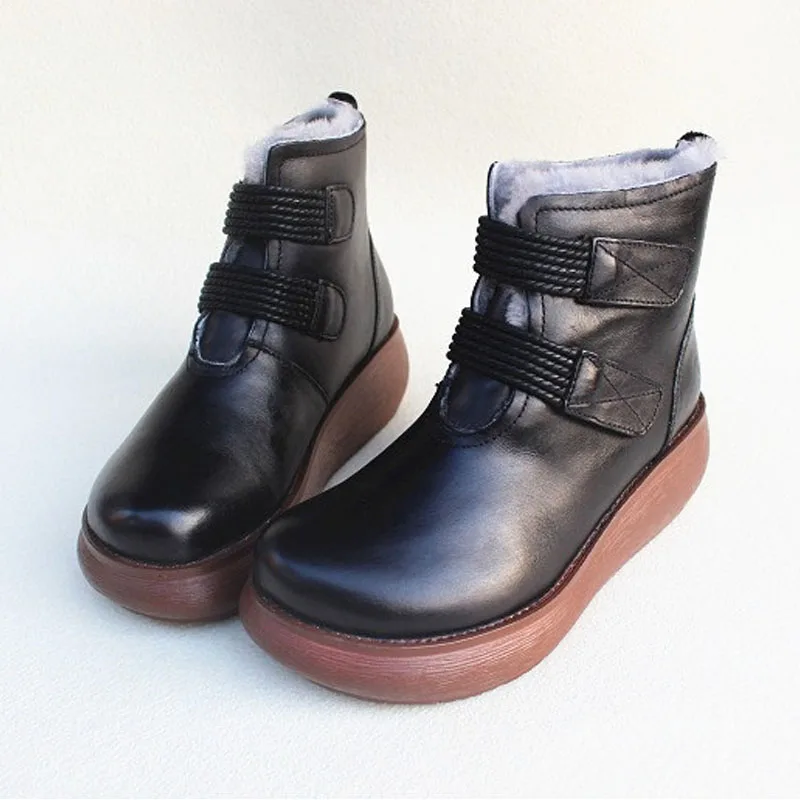 Женская обувь зимние ботинки на платформе 2019 женские ботильоны снегоступы