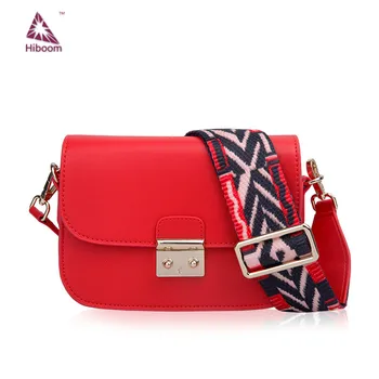 

Hiboom 2020 Fashion Brand Luxury Design 2 Col Shoulder Straps Sling Bag Women Messenger Bags Mini Female Flap Shoulder Bags