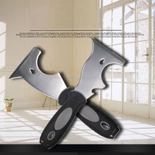 Нержавеющая сталь краска скребок для шпаклевки 7 в 1 9 в 1 инструмент Шпаклевка нож шпаклевка инструмент для удаления краски инструменты для дерева обои скребок