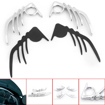 

Artudatech ABS Plastic Parts Chrome Front Speaker Trim For Honda 2006-2017 GL1800 & F6B Models