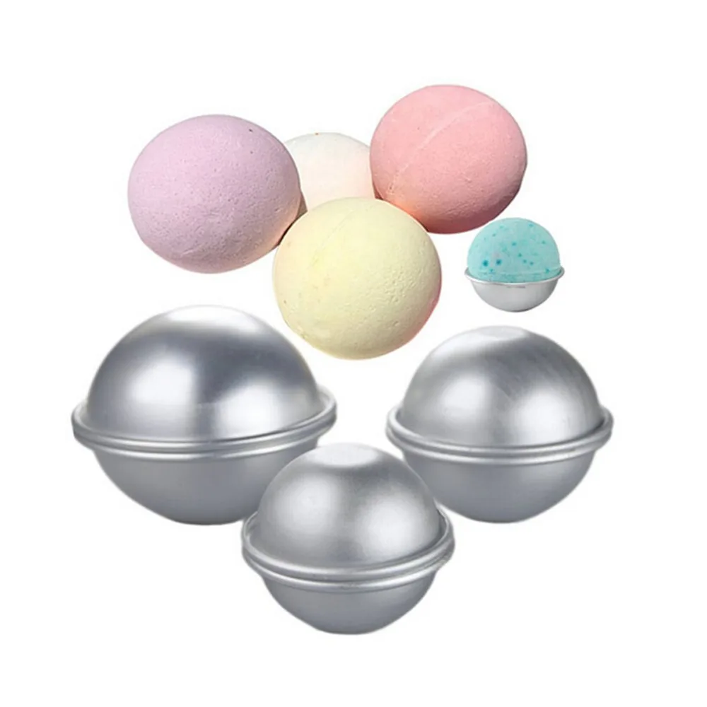3 Size Trumpe Aluminum Semicircle DIY Round Ball Cake Mold Egg Tarts Pudding Jelly Ice Cream Moulds Fondant Baking Tools | Дом и сад