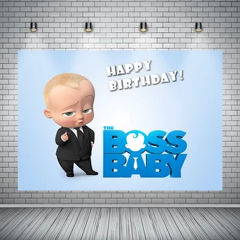 

Suit baby boss shooting background cute baby kid birthday party vinyl shooting background special tool