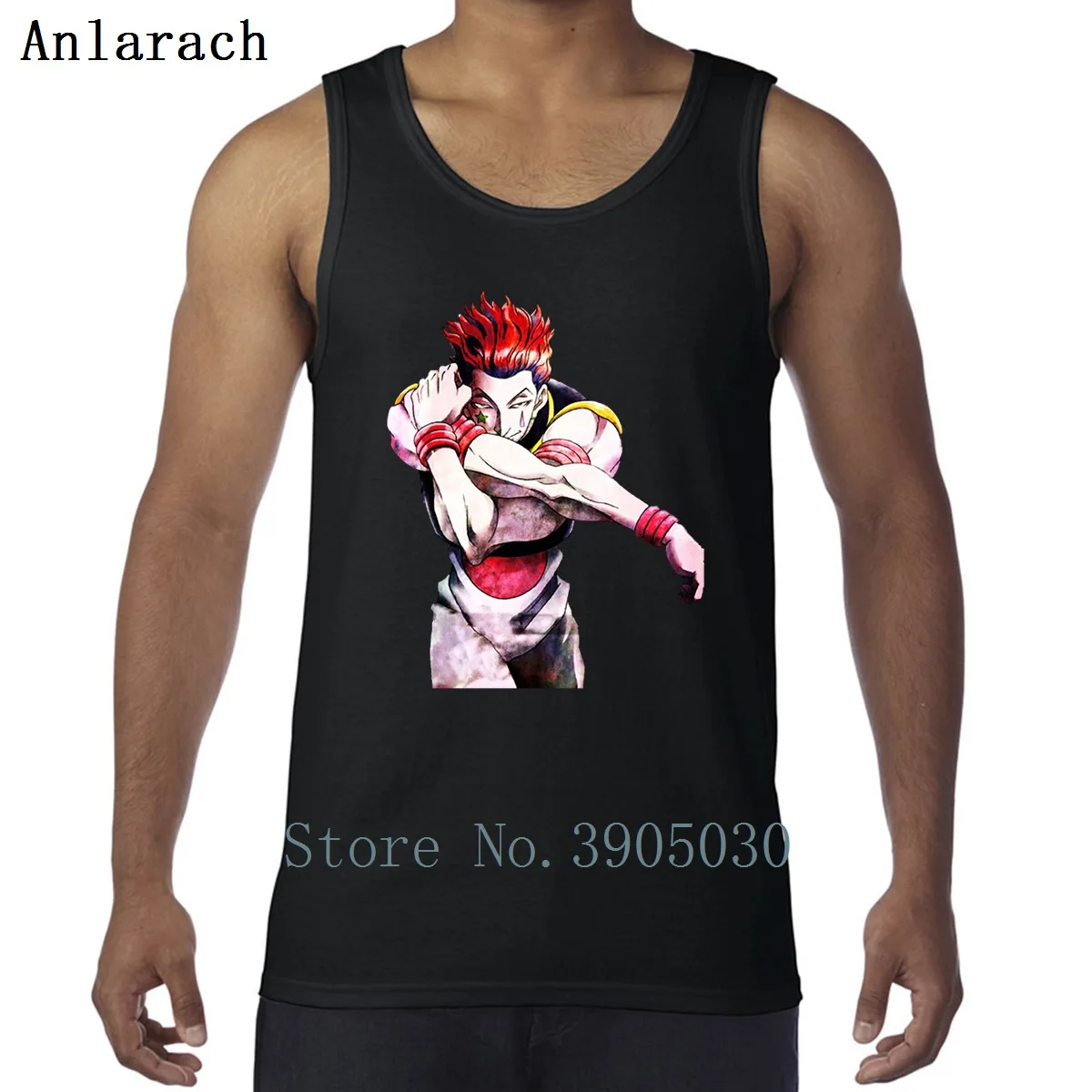 

Hisoka Vests Slim Sunlight Anti-Wrinkle Print Tank Tops Men Popular Anti-Wrinkle Good Quality Singlet Clothing