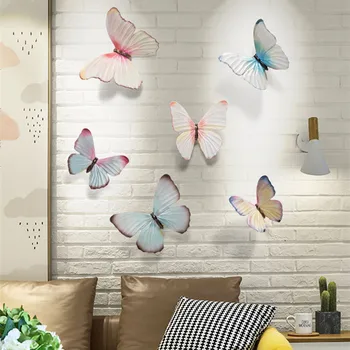 

Sales American 3D Stereo Butterfly Wall Decoration Resin Crafts Modern Decor Wall Ornament Wall Hanging Mural Accessories R2749
