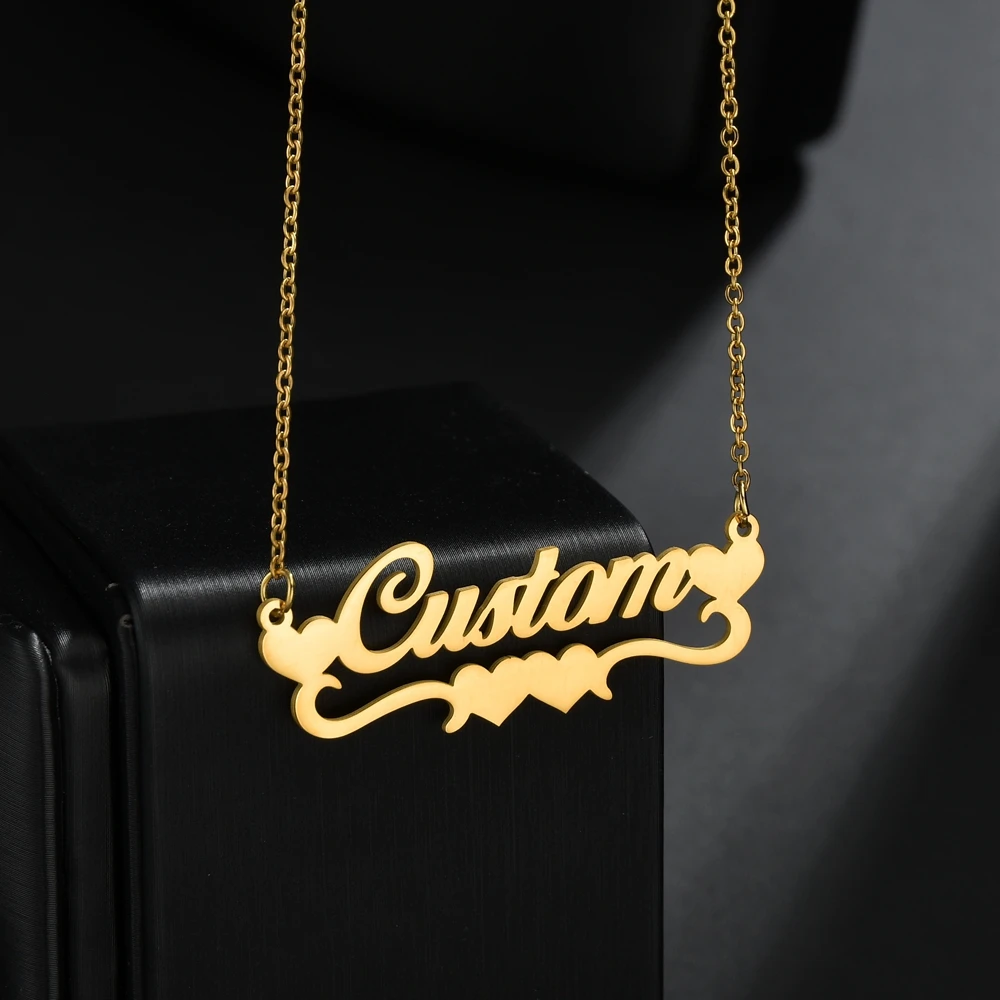 Atoztide Name Custom Necklace Jewelry 
