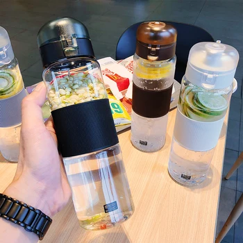 

800ML Shaker Sports Water Bottles Creative Outdoor Camping Tour My Drink Bottle for Water Plastic Drinkware Seal Up Leak Proof