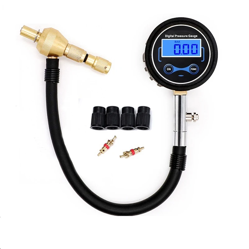 

Digital LCD Tire Pressure Gauge and Basic Rubber Car Motorcycle Truck Bicycle Tire Pressure Gauge