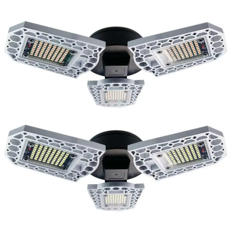 

Foldable Garage Light E27 LED Bulb 120W High Intensity Deformable Lamp SMD2835 AC85-265V Parking Warehouse Led Mining Lamp
