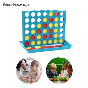 

Tabletop Game Stereo Four in a Row Five-in-a-row Parent And Child Interactive Two Challenges Educational Toy Chess Toy Kid Gifts