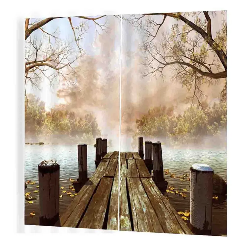 

Digital Curtain (12)170*200 Home Fashion Blackout Curtain Set for Bedroom