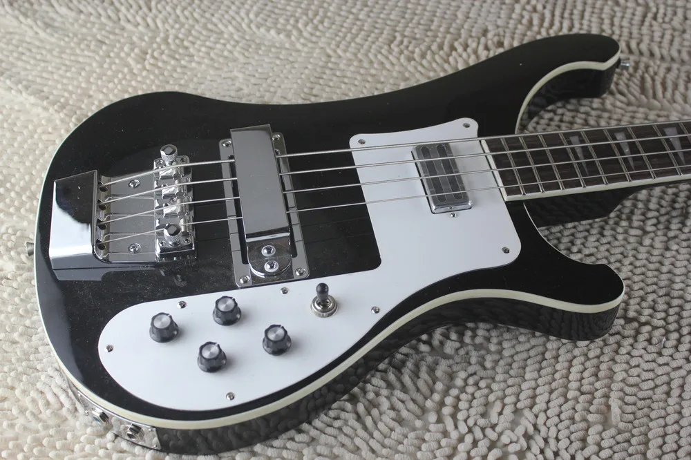 Новинка 2018 + заводская 4 струны Rickenback 4003 электрические басы fireglo черные для гитары